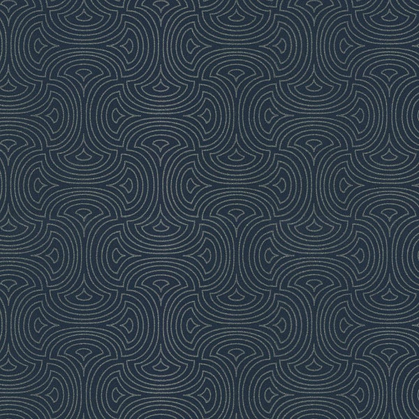 Wallpaper Hourglass Wallpaper // Navy 