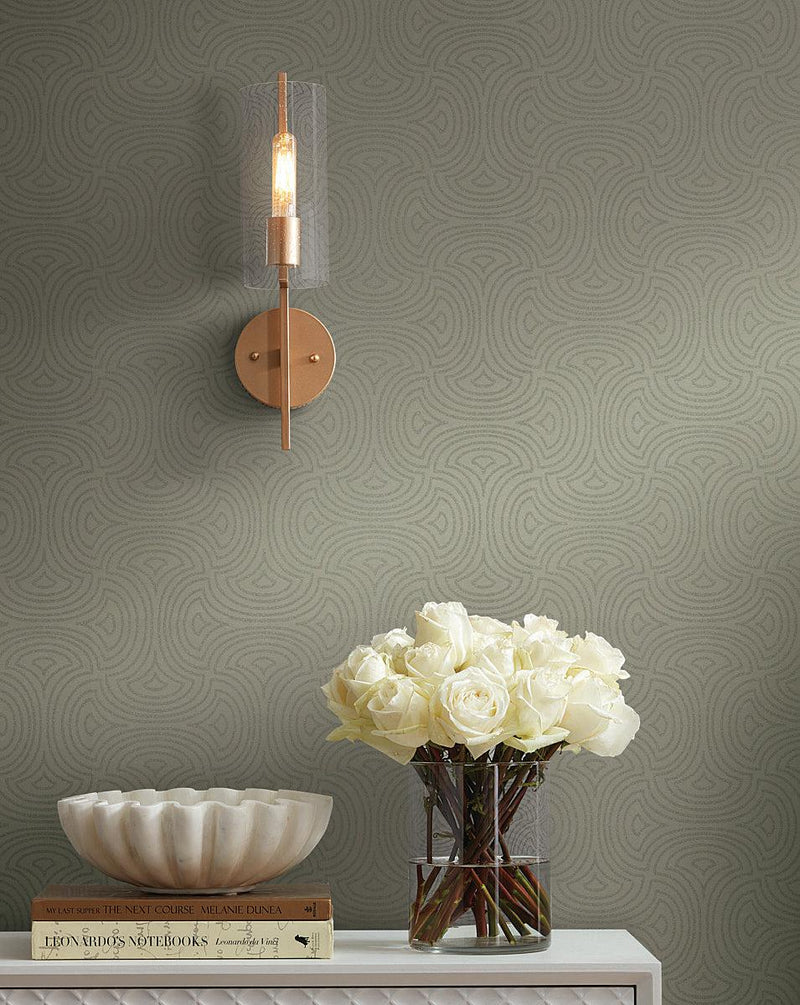 Wallpaper Hourglass Wallpaper // Tan 