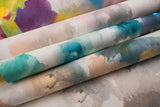 Wallpaper Impressionist Floral Wallpaper // Copper & Blue 