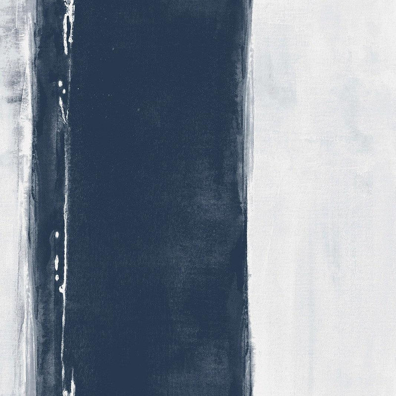 Wallpaper Ink Wash Wallpaper Sample // Navy 8 x 10 