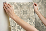 Wallpaper Inner Beauty Peel & Stick Wallpaper // Grey 