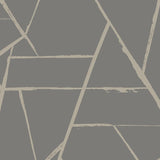 Wallpaper Intersect Wallpaper // Grey Metallic 