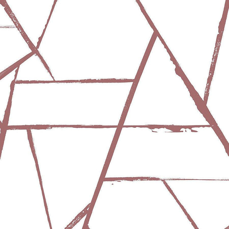 Wallpaper Intersect Wallpaper Sample // Spice Red 8 x 10 