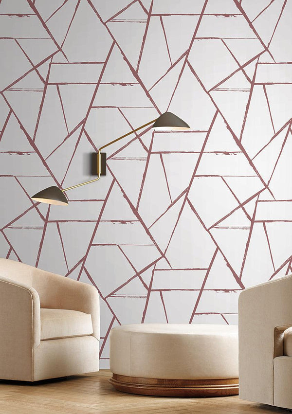 Wallpaper Intersect Wallpaper // Spice Red 
