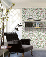 Wallpaper Jasmine Wallpaper // Coral 