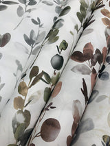 Wallpaper Joyful Eucalyptus Wallpaper // Grey & Taupe 