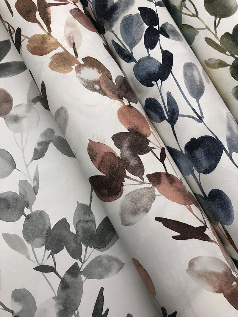 Wallpaper Joyful Eucalyptus Wallpaper // Grey & Taupe 