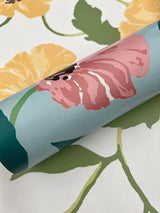 Wallpaper Jungle Garden Peel & Stick Wallpaper // Sky Blue 