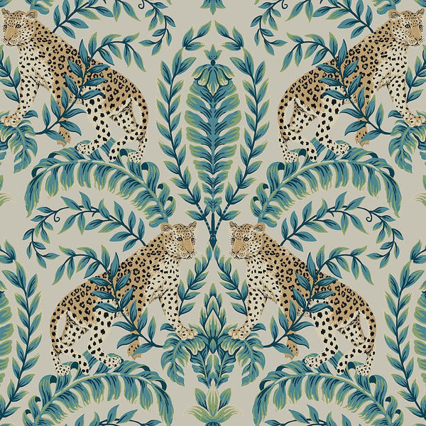 Wallpaper Jungle Leopard Wallpaper // Taupe 