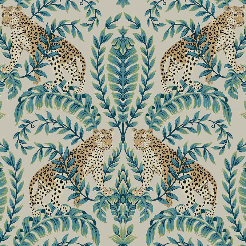 Wallpaper Jungle Leopard Wallpaper // Taupe 