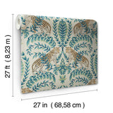 Wallpaper Jungle Leopard Wallpaper // Taupe 