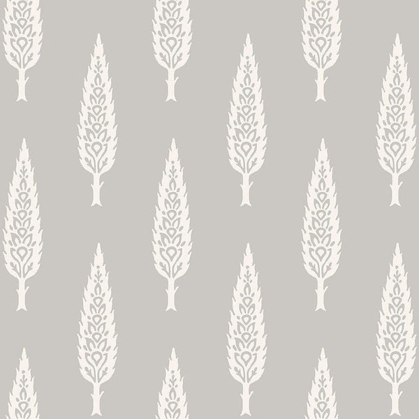 Wallpaper Juniper Tree Wallpaper // Grey 