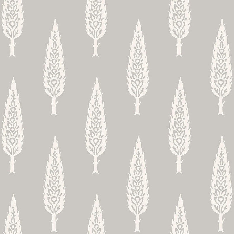 Wallpaper Juniper Tree Wallpaper Sample // Grey 8 x 10 