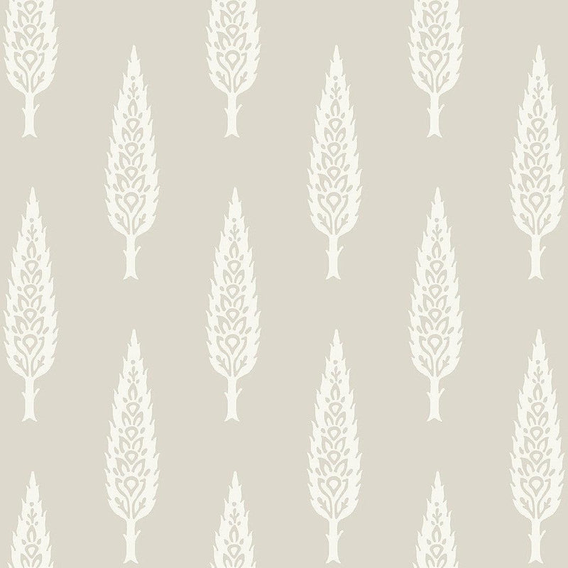 Wallpaper Juniper Tree Wallpaper Sample // Taupe 8 x 10 