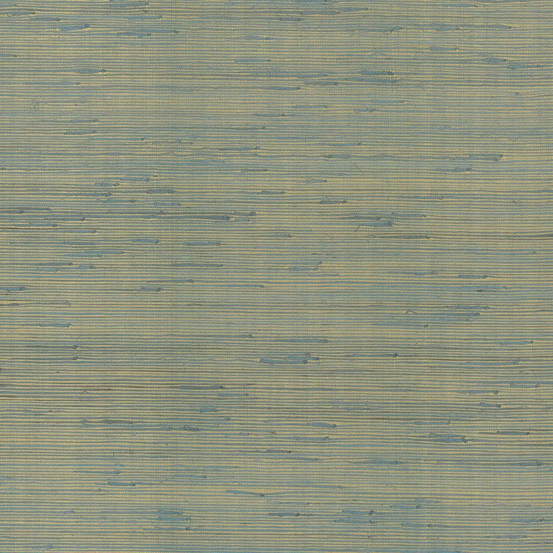 Wallpaper Jute Wallpaper Sample // Gold & Blue Metallic 8 x 10 