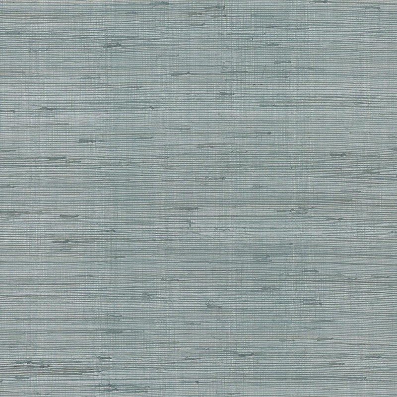 Wallpaper Jute Wallpaper Sample // Silver & Aqua Metallic 8 x 10 