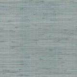 Wallpaper Jute Wallpaper // Silver & Aqua Metallic 