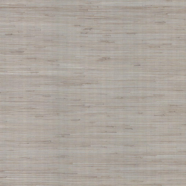 Wallpaper Jute Wallpaper // Silver & Taupe Metallic 