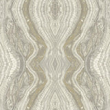 Wallpaper Kaleidoscope Peel & Stick Wallpaper // Light Grey 