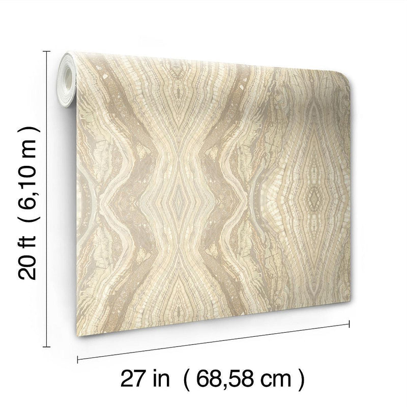 Wallpaper Kaleidoscope Peel & Stick Wallpaper // Neutral 