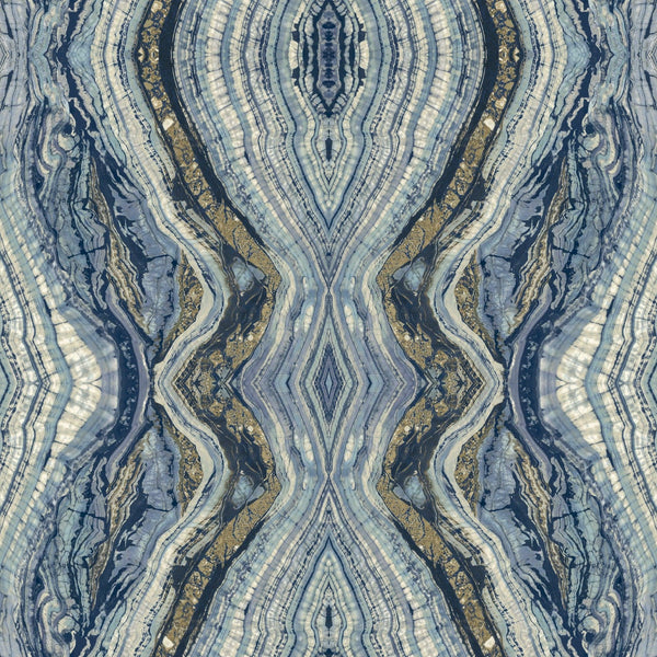 Wallpaper Kaleidoscope Wallpaper // Blue 