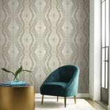 Wallpaper Kaleidoscope Wallpaper // Light Grey 