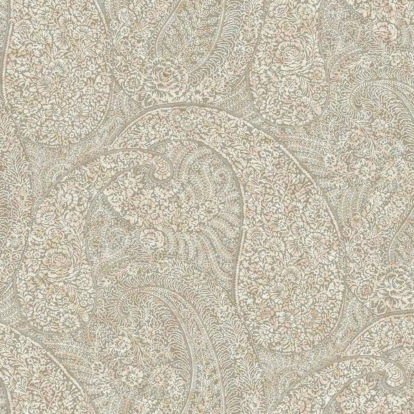 Wallpaper Kashmir Dreams Paisley Wallpaper // Pink 