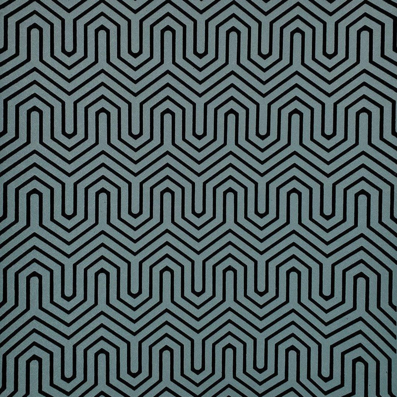 Wallpaper Labyrinth Wallpaper // Teal 