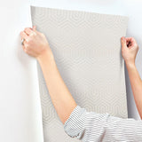 Wallpaper Labyrinth Wallpaper // White 