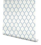 Wallpaper Laurel Wallpaper // Blue & White 
