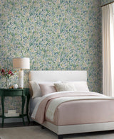 Wallpaper Lea Peel & Stick Wallpaper // Indigo 