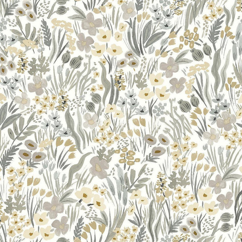 Wallpaper Lea Peel & Stick Wallpaper Sample // Linen 8 x 10 