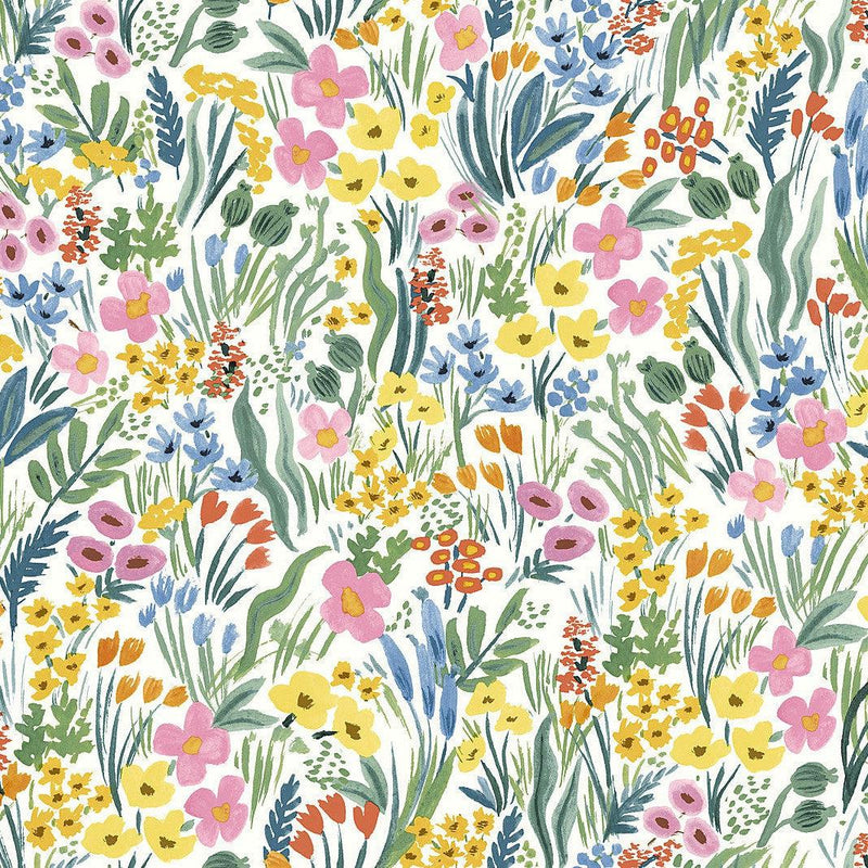 Wallpaper Lea Peel & Stick Wallpaper // White 