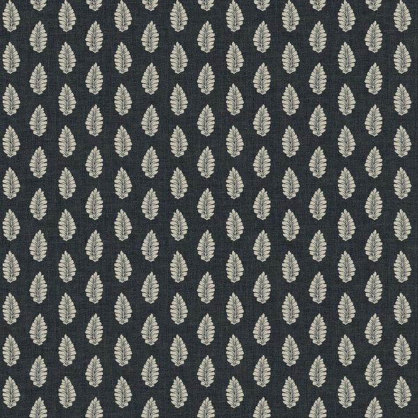 Wallpaper Leaf Pendant Wallpaper // Black 