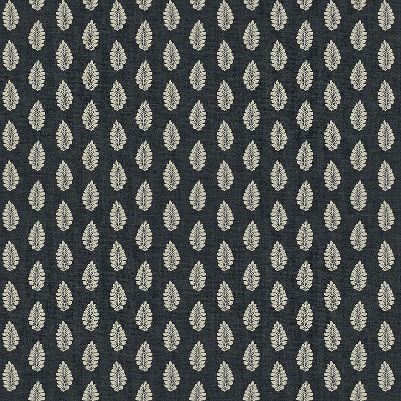 Wallpaper Leaf Pendant Wallpaper // Black 