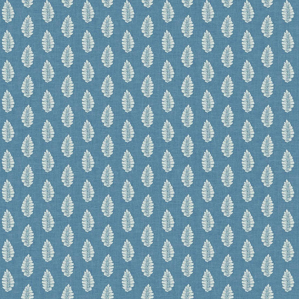 Wallpaper Leaf Pendant Wallpaper // Blue 