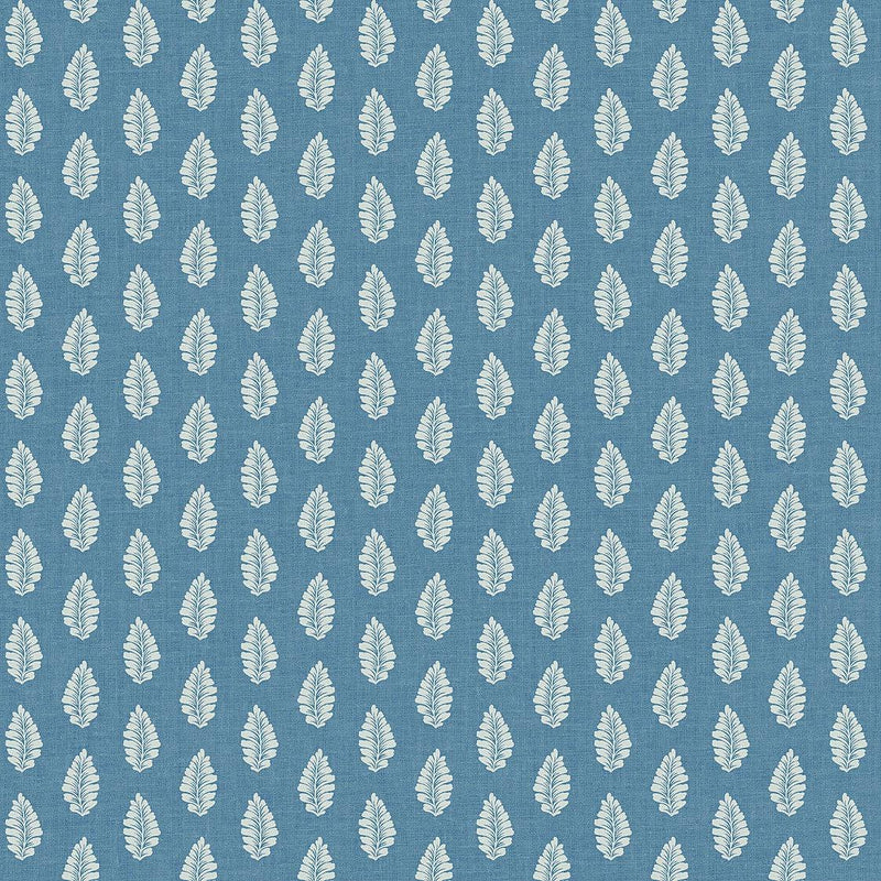 Wallpaper Leaf Pendant Wallpaper // Blue 