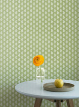 Wallpaper Leaf Pendant Wallpaper // Green 
