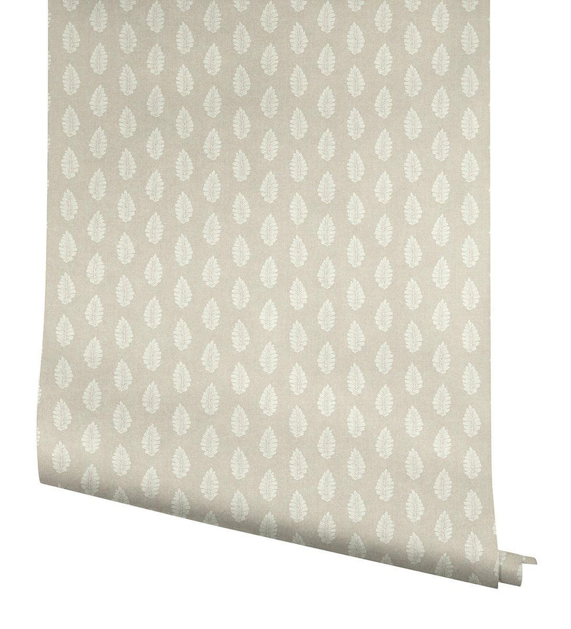 Wallpaper Leaf Pendant Wallpaper // Linen 