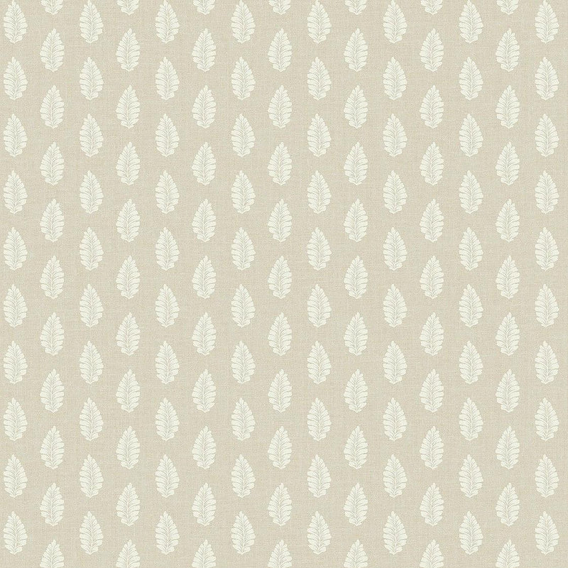Wallpaper Leaf Pendant Wallpaper // Linen 