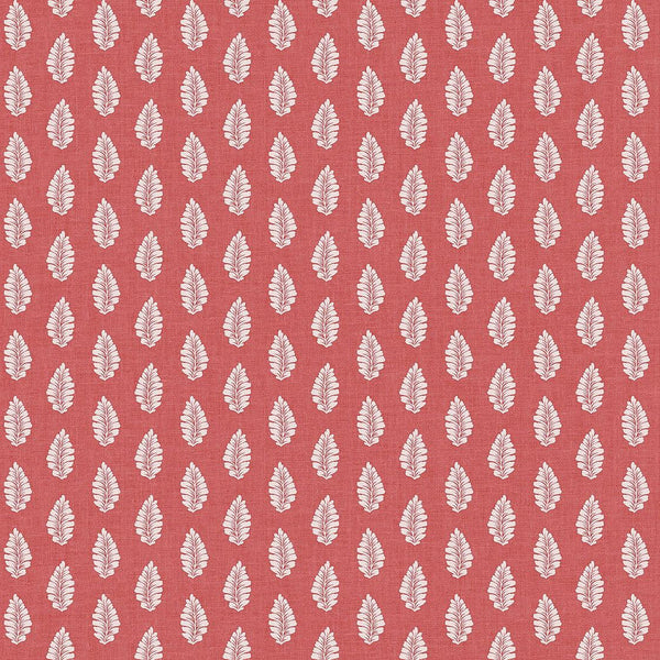 Wallpaper Leaf Pendant Wallpaper // Red 