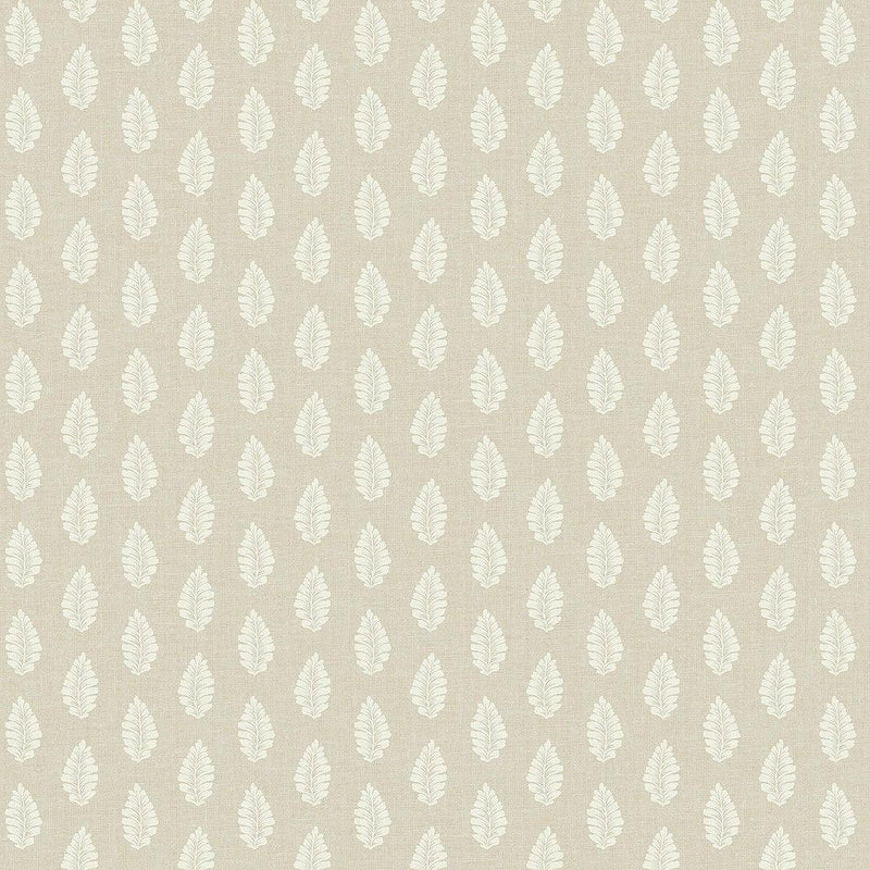 Wallpaper Leaf Pendant Wallpaper Sample // Linen 8 x 10 