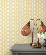 Wallpaper Leaf Pendant Wallpaper // Yellow 