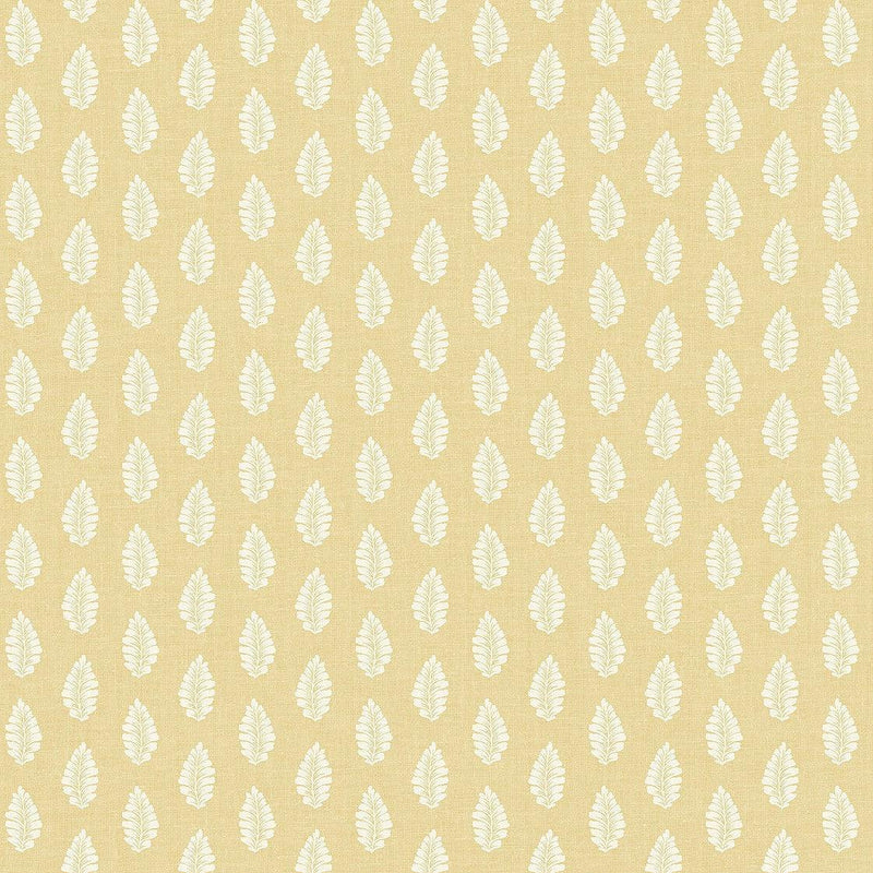 Wallpaper Leaf Pendant Wallpaper // Yellow 