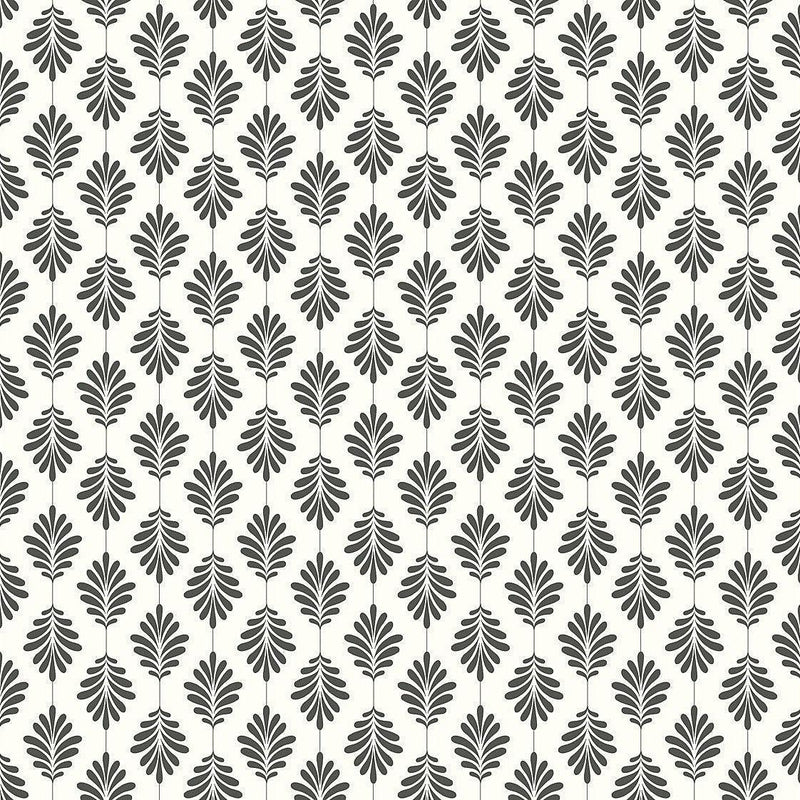 Wallpaper Leaflet Wallpaper Sample // Black & White 8 x 10 