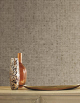 Wallpaper Leather Lux Wallpaper // Beige 