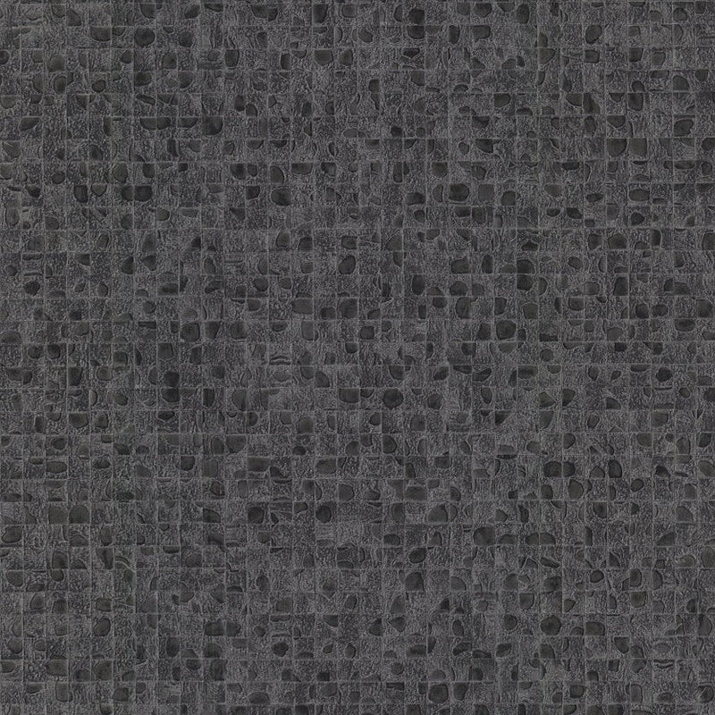 Wallpaper Leather Lux Wallpaper Sample // Grey 8 x 10 