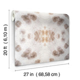 Wallpaper Leopard Appaloosa Peel & Stick Wallpaper // Off White 