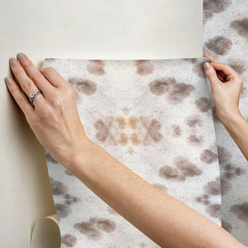 Wallpaper Leopard Appaloosa Peel & Stick Wallpaper // Off White 