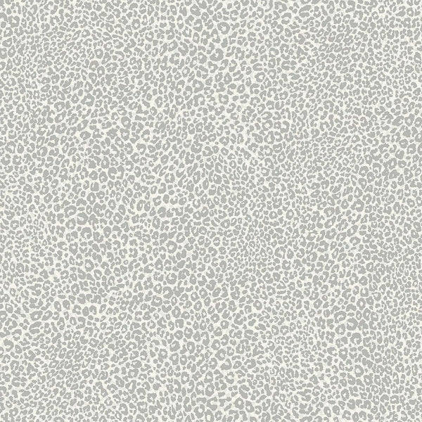 Wallpaper Leopard King Wallpaper // Grey 